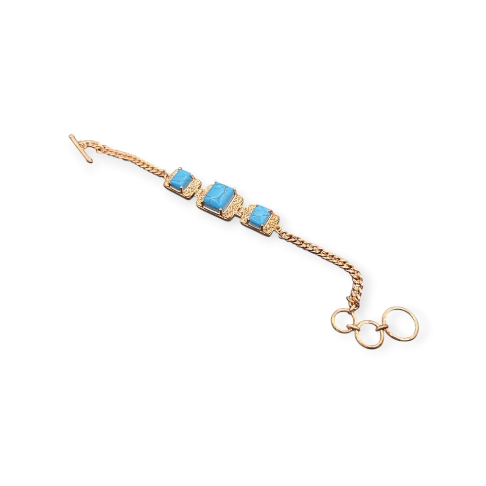 Blue Howlite Bracelet - Picture 2 of 3